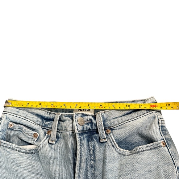 Pistola Lana High-Rise Ultra Crop Wide-Leg Jeans size 26 - Picture 6 of 12